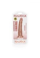 slim realistic dildo with suction cup   6/ 15,5 cm