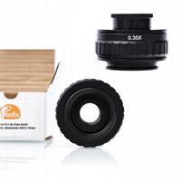 ADAPTER OBIEKTYW SOCZEWKA DO MONTAŻU KAMERY W MIKROSKOPIE 0,4X C-MOUNT HQ