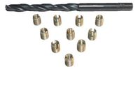 Tulejki zerwany napraw gwint M8 x1,25 15mm komplet