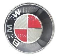 BMW znaczek na maskę EMBLEMAT na przód BMW 82mm PRZEDNIE LOGO carbon