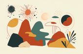 Plakat 86,4x56,8cm Kosmos Barw
