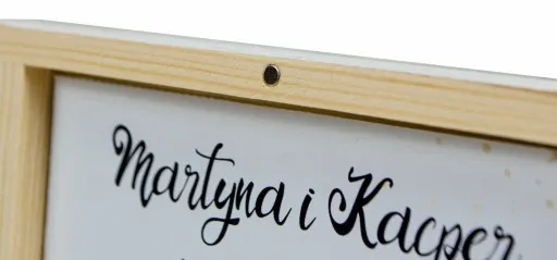 PUDEŁKO NA PIENIĄDZE PREZENT ŚLUBNY DLA MŁODEJ PARY NOWOŻEŃCÓW GRAWER zdjęcie 5