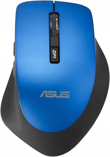 Mysz bezprzewodowa ASUS WT425 Blue Niebieska Cicha Optyczna 1600D DOM BIURO na Arena.pl