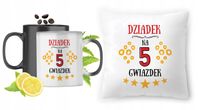 Dla Dziadka Zestaw Kubek Magiczny + Poduszka Z Nadrukiem Ze Zdjęciem