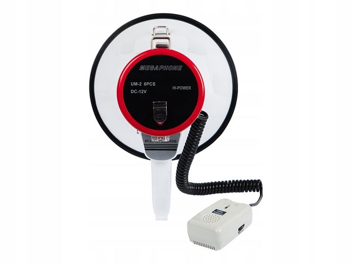 MEGAFON SYRENA ALARM MIKROFON BRADZO GŁOŚNY NA MARSZE PROTESTY 30W 108dB HQ zdjęcie 6