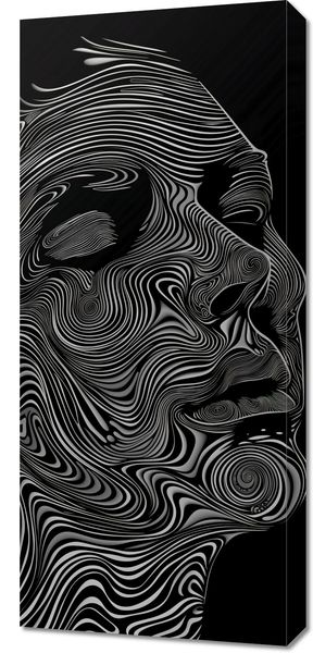 Obraz 40x90cm Rysy i Zarysy zdjęcie 1