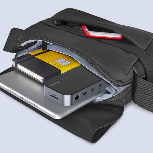 HUB Adapter M52 USB-C USB-A hdmi vga dp sd tf RJ45 aux PD szary na Arena.pl