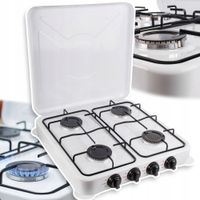 kuchenka gazowa przenośna piezo turystyczna 4 palniki 8,8kw campingowa