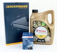 FILTRY +OLEJ TOTAL5W30 5L CITROEN PEUGEOT 1.6HDI