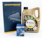 FILTRY +OLEJ TOTAL5W30 5L CITROEN PEUGEOT 1.6HDI