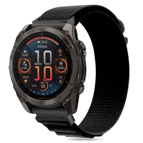 tech-protect nylon pro garmin fenix 5 / 6 / 6 pro / 7 / 8 (47 mm) / e black na Arena.pl