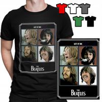 KOSZULKA T-SHIRT MĘSKI WZORY WYBÓR - THE BEATLES ROCK METAL MUZYKA - S