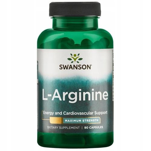 Swanson L-ARGININA 850 mg 90 kaps LIBIDO SERCE na Arena.pl