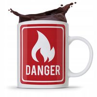 Kubek Prezent Dla Strażaka Danger Z Nadrukiem Ze Zdjęciem