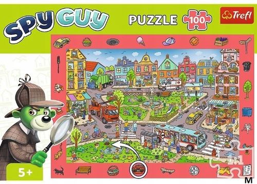 PUZZLE 100 OBSERWACYJNE SPY GUY MIASTO 15590 na Arena.pl