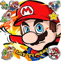 OPŁATEK NA TORT 20CM - SUPER MARIO BROS + IMIĘ + GRATIS! 15CM 18CM