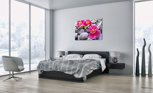 Obraz Na Płótnie - Storczyk Kamień - 100X70 Cm - Aa100X70-0465 na Arena.pl