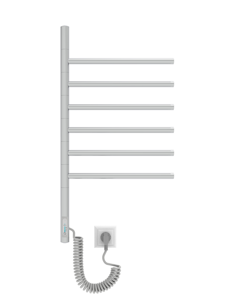 ELNA Grzejnik łazienkowy elektryczny Vertical 6 ruchome ramiona Chrom zdjęcie 7