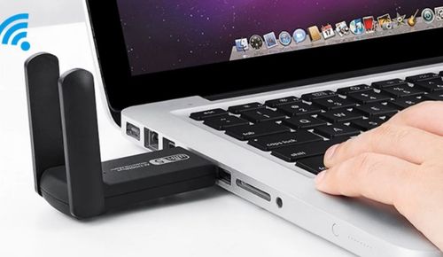 ADAPTER WI-FI KARTA SIECIOWA USB 3.0 1300Mbps ANTENA ZEWNĘTRZNA WIFI na Arena.pl