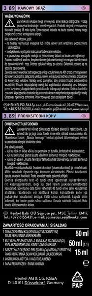SYOSS PERMANENT COLOR METALLIC COLLECTIONFARBA DO WŁOSÓW 3_89 KAWOWY BRĄZ zdjęcie 5