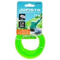 ŻYŁKA TNĄCA DO KOS I PODKASZAREK 2 MM 15 MB JUFISTO GWIAZDKA