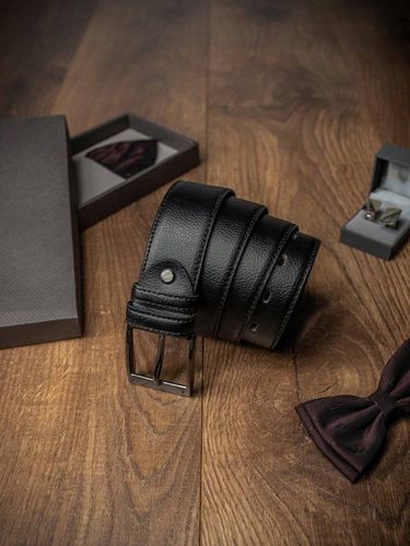 elegancki pasek męski ze skóry naturalnej  - rovicky 95 na Arena.pl