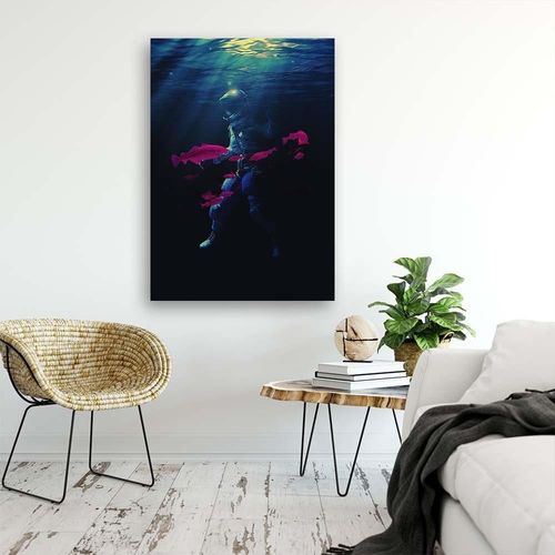 Deco Panel, Kosmonauta pod wodą 40x60 na Arena.pl