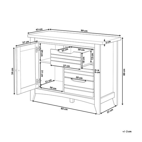 Komoda Jasne Drewno Agora na Arena.pl