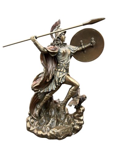 ATENA RZUCAJĄCA OSZCZEPEM Z SOWĄ VERONESE  (WU76978A4) na Arena.pl