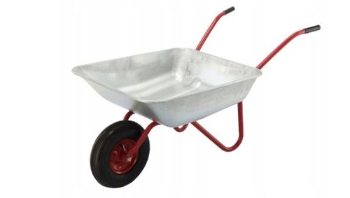 TACZKA OGRODOWA LEKKA OCYNKOWANA MOCNA Z METALOWYM KOŁEM 120 L / 80L na Arena.pl