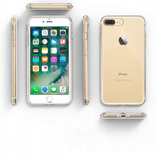ETUI JET BLACK RINGKE AIR IPHONE 7 PLUS + FOLIA na Arena.pl