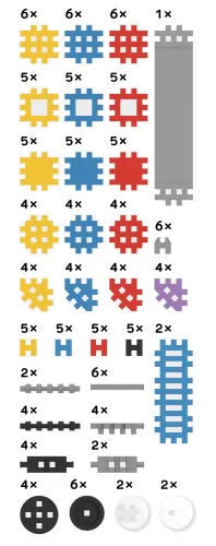 Klocki Mini Waffle. Konstruktor expert (141 elementów) na Arena.pl