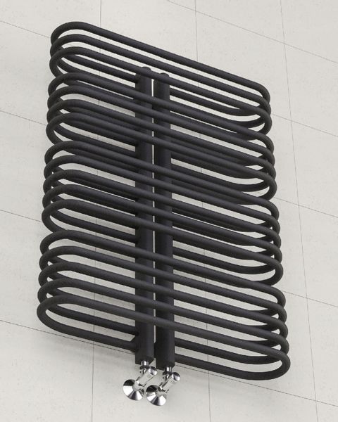 GRZEJNIK ŁAZIENKOWY NEO 940x550 CZARNA STRUKTURA zdjęcie 4