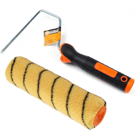 Wałek malarski PREMIUM (zapas) Orange 25cm 48mm + Rączka do wałka 8x180mm