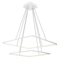 Lampa wisząca NIX ML514 Milagro metalowa OPRAWA zwis LED 50W 3000K kwadraty squares białe