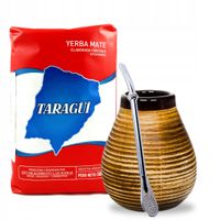 Zestaw Startowy do Yerba Mate Taragui Elaborada + Tykwa Matero Bombilla