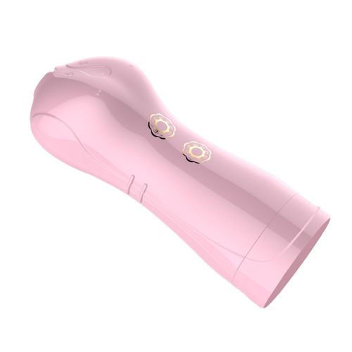 Masturbator-Vibrating and Flashing Masturbation Cup USB 7+7 Function / Talk Mode (Pink) na Arena.pl