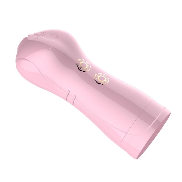 Masturbator-Vibrating and Flashing Masturbation Cup USB 7+7 Function / Talk Mode (Pink) zdjęcie 1