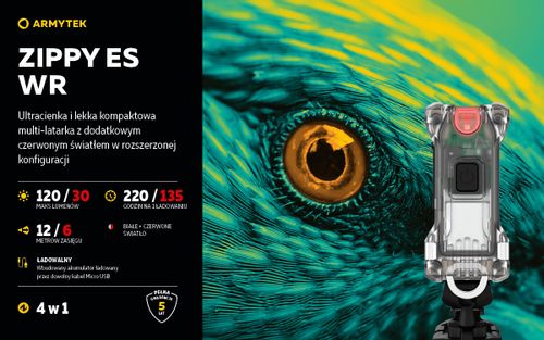 Latarka Armytek Zippy WR Extended Set Yellow na Arena.pl