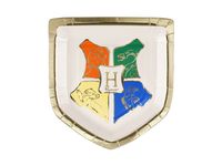 talerze pap. harry potter hogwart 18x26cm 6 szt.