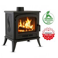 KOMINEK żeliwny Piec KOZA K7 Piecyk 7KW WOLNOSTOJĄCY CERTYFIKOWANY
