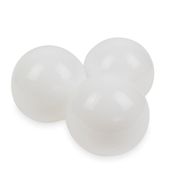 Plastikowe piłeczki do suchego basenu 50szt białe