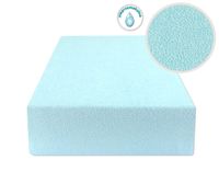 Prześcieradło Nieprzemakalne Z Gumką 60X120 Frotte Jasno Niebieskie