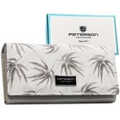 portfel damski skóra+pu ptn px22-1-npk-4542 white