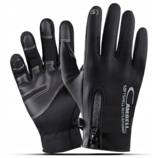 Rękawice Softshell Dotyk Narty Biegowe Rower XXL zdjęcie 1