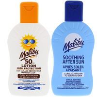 Malibu Balsam Ochronny Dla Dzieci SPF50 200ml + Balsam Po Opalaniu 200ml