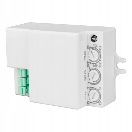 Czujnik RUCHU zmierzchu LED sensor MIKROFALOWY flat na Arena.pl