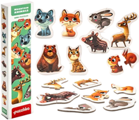 Zestaw Puzzle Zwierzątka Górskie Do Układania Dla Dzieci Levenya 14798