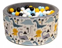 Suchy basen dla dzieci z piłeczkami kulkami 200 piłkami kojec 90x40