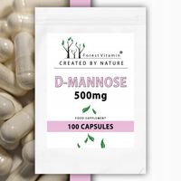 D-MANNOZA 500 mg 100 kap UKŁAD MOCZOWY ZDROWY PĘCHERZ D-MANNOSE NA INFEKCJE